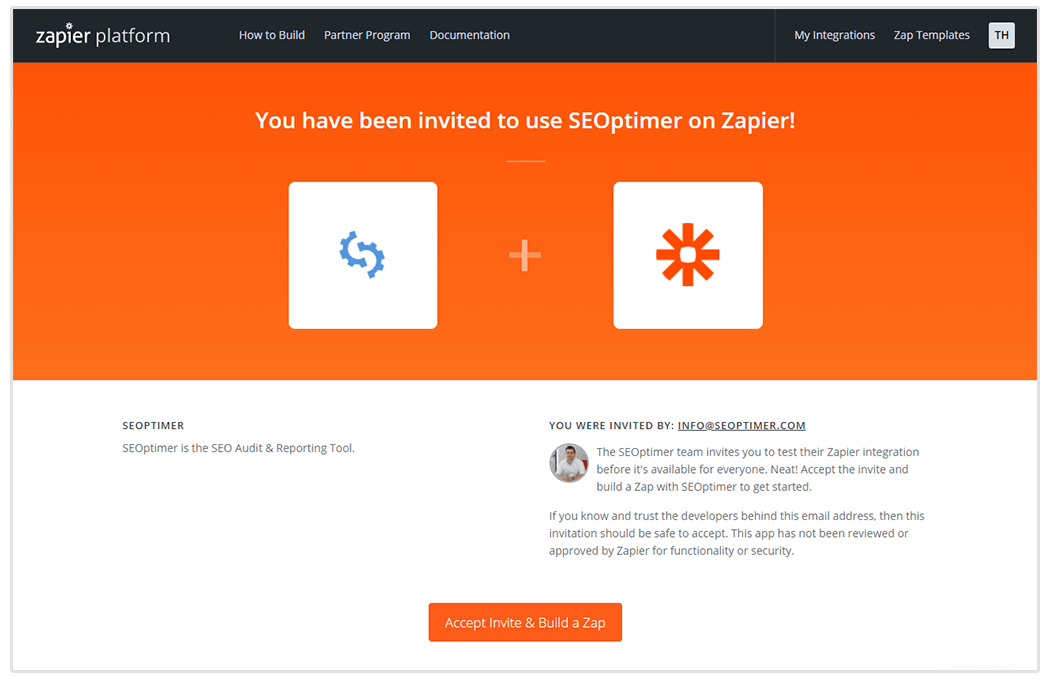 Zapier integration